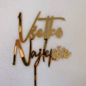 Všetko najlepšie (nový) - Zápich na tortu
