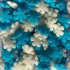Snehové vločky Confetti Biele/Modré – 50g